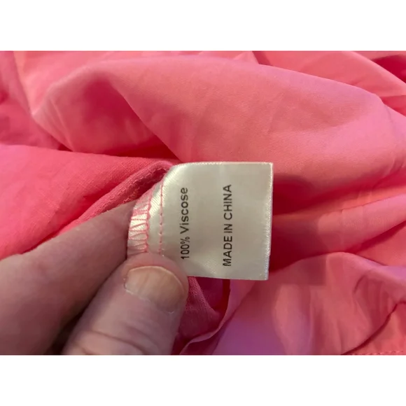 NWT Zesica Pink Sundress Size Medium - Picture 9 of 10